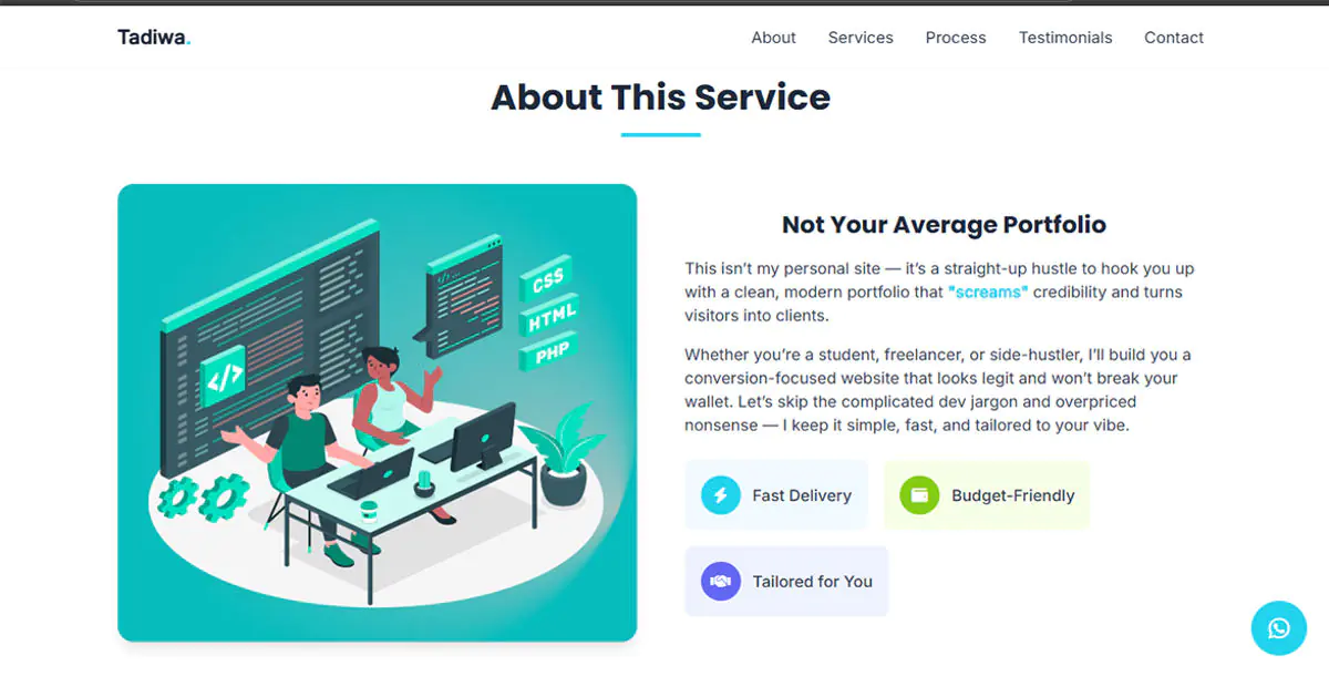 Tadiwa Dev Solutions Portfolio